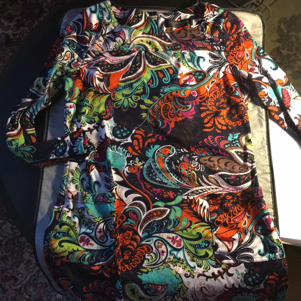 Colorful Long Sleeve Mini Dress